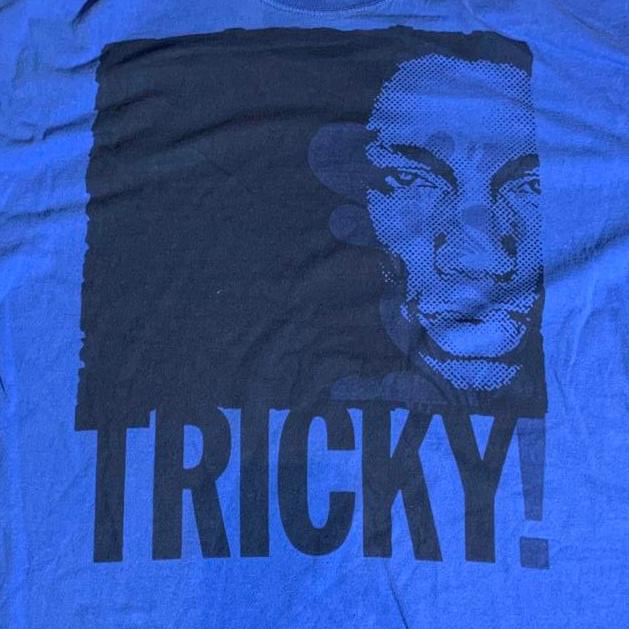 Tricky Preowned Xl Blue Shirt